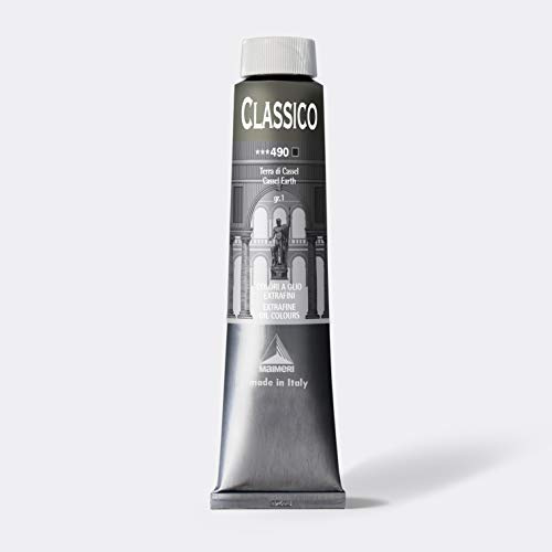 MAIMERI CLASSICO 200 ml, Extra feine Künstlerölfarbe, Farbton Kasseler Erde
