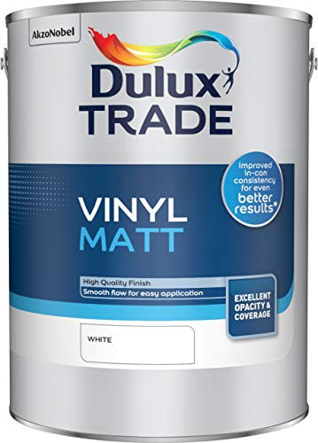 Dulux Trade Vinyl Matt White - 5L [Misc.]