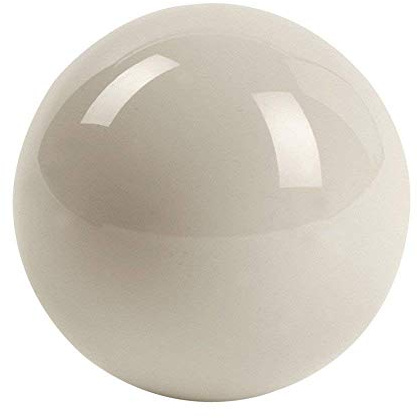 ClubKing - Bola de billar (47,6 mm de diámetro), color blanco