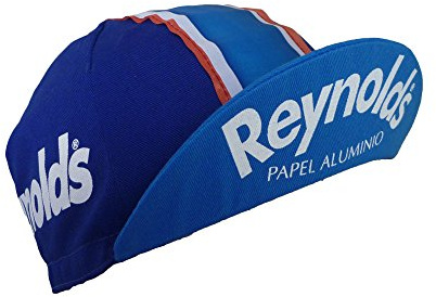 Retro cycling team cap Vintage fixie Reynolds Blue