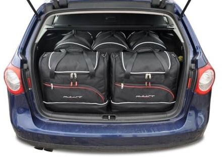 KJUST Kofferraumtaschen 1 stk kompatibel mit VW PASSAT VARIANT B6 2005-2010