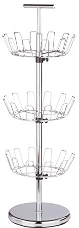 Honey-Can-Do 3 Tier Chrome Shoe Tree, 25 lbs
