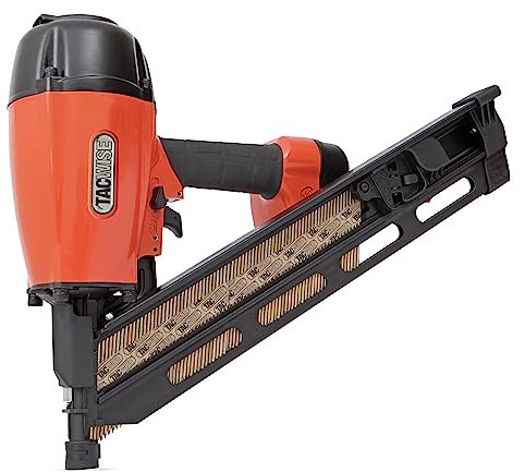 Tacwise KDH90V Abgewinkelte Druckluft-Streifennagler, Verwendet Papiergebundene Streifennägel, 50–90 mm, 34° Geneigt