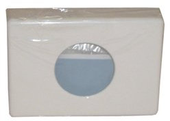 PP Halter für Hygienebeutel, 138 x 98 x 26 mm, weiß, Polypropylen: Praktische Hygienebeutelhalterung aus Kunststoff mit Befestigungsmaterial als Patientenbedarf und Zubehör für Stationen kaufen.