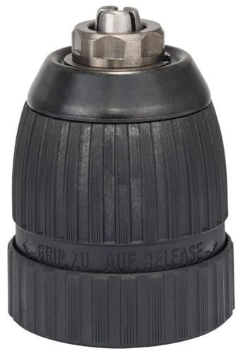 Bosch Professional Snabbchuck (2 hylsor, spännområde 1–10 mm, inspelning 3/8 tum – 24, höger- och vänsterkörning, tillbehör borrmaskin)