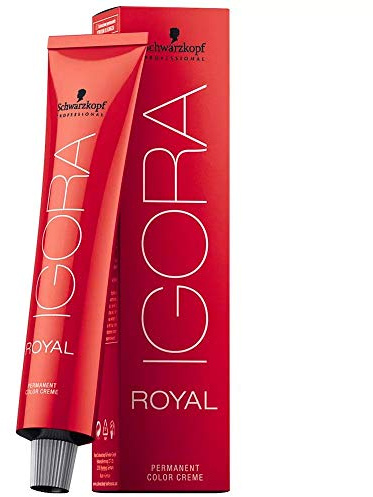Schwarzkopf Professional Igora Royal Permanent Color Creme, 1-0 Black, 60 Gram