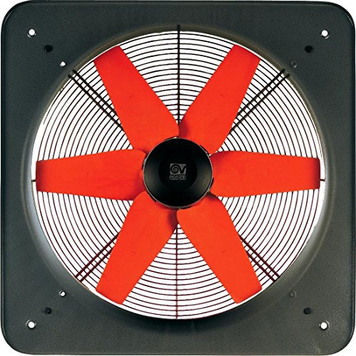 Vortice Ventilatore da parete per sfiato diretto all'aperto, assiale, potenza 1890 m3/h, 40756 E 354 T, laccato grigio