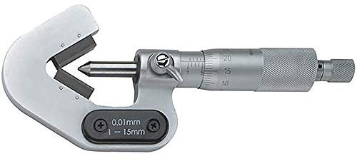 Format Bügelmessschraube dreipunkt 60Grad mit Prismenamboss 1-15mm