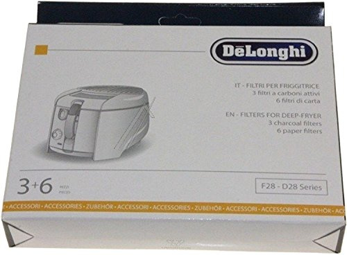 SparesPlanet® Delonghi Deep Fat Fryer Filter x 9