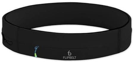 FlipBelt Zipper - Laufgürtel für Handy & kleines Zubehör - Sport-Bauchtasche für Damen und Herren