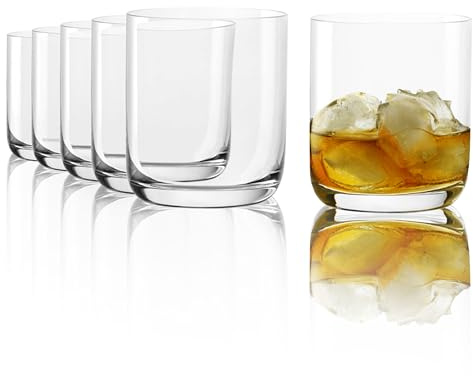 Stölzle Lausitz Whiskyglas D.O.F. Classic 6-pack 305ml – Premium Tumbler för Whisky, Bourbon & Cocktails – Kristallglas, Tål Diskmaskin