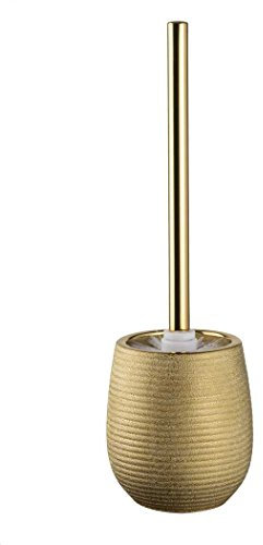 Bisk Escobilla Baño Dorado