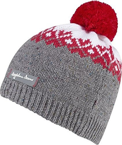 adidas Damen Wintersport Strickmütze, Black/White/Ray Red, OSFW