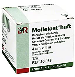 MOLLELAST Haft neu Binde 4cmx4m einz.verp., 1 St