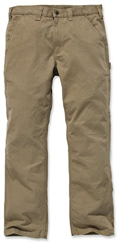 Carhartt Salopette Pantalon Coupe décontractée en sergé délavé, pour Hommes - Marron - XXX-Large