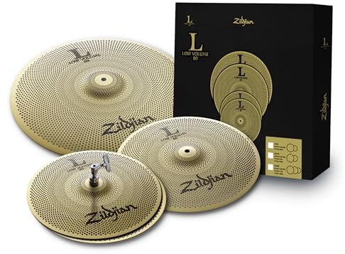 Zildjian LV348 L80 - Juego platos Volumen bajo, 13,14,18