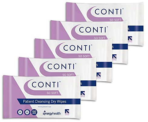 Conti SoSoft stora tunga torkdukar för patientrengöring (5 förpackningar med 100)