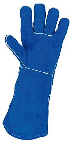 KS Tools 985.7040 Guanti in pelle lunghi per saldatori, 10