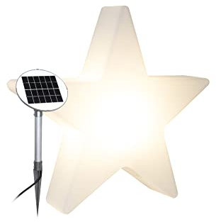 8 seasons design Solar Weihnachtsstern 60 cm Shining Star (weiß) LED warmweiß, Dämmerungssensor – wetterfest – Stern für außen (Garten, Terrasse, Balkon) Weihnachtsbeleuchtung – 𝓇𝑜𝒷𝓊𝓈𝓉