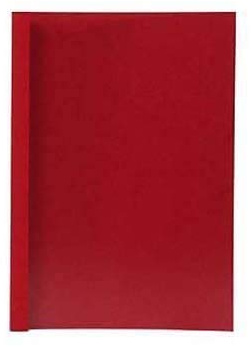 50 LMG Thermo - Bindemappen Lederstruktur / rot / 4,0 mm / 30-40 Blatt / DIN A4