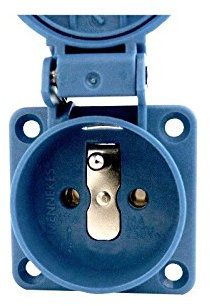 Mennekes 11111 – Basis SCHUKO blau Französische Norm Referenz