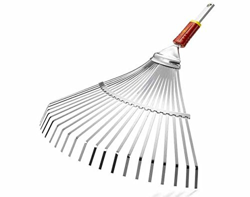 Outils Wolf Spain UEM – Balai à gazon Multi-Star, couleur argent et orange