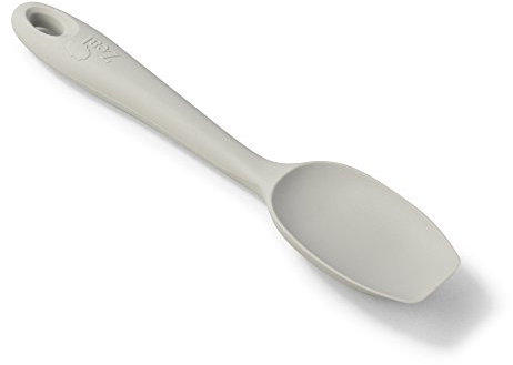 Zeal J221S Scratch Non-Stick Spatula Spoon Small (7”/20cm), Silicone, French Grey, 7-Inch