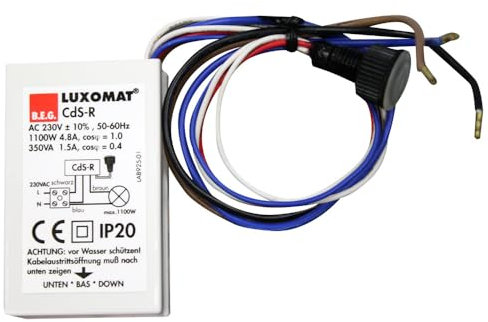 Beg det.mov/pres-i.crep - Interruptor crepuscular cds-r blanco