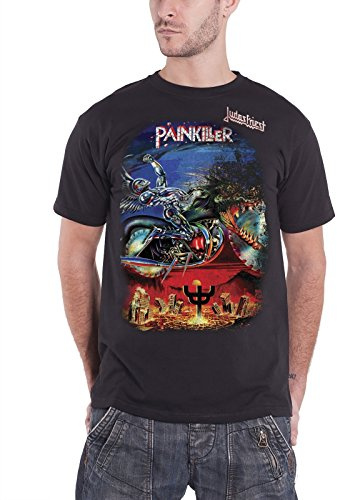 Rock Off - T-shirt Homme Judas Priest Painkiller - Noir (Black) - Medium