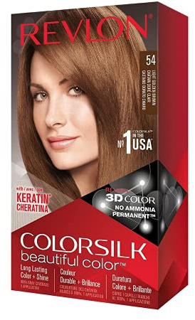 2 x Revlon färgglad permanent hårfärg – 54 ljus gyllene brun