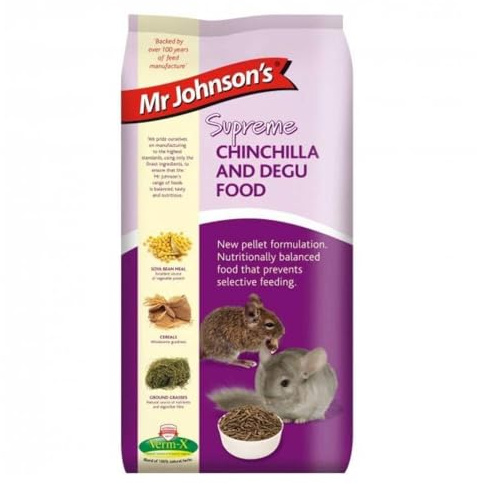 Mr Johnson's Supreme Chinchilla & Degu Pellets 20kg