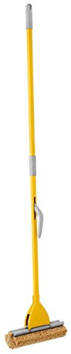 Apex Squizzo Classic Bodenwascher mit Hebelwringersystem, Metall, Gelb, 25 x 9 x 133 cm