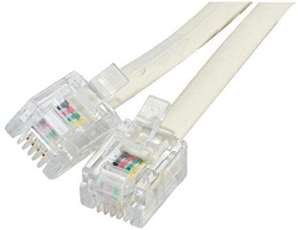 Cavo telefonico RJ11 15 m Beige