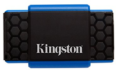 Kingston MobileLite G3 USB 3.0 Reader - Lector de Tarjetas de Memoria (microSD TransFlasH, microSDHC, microSDXC, SD, SDHC, SDXC, USB 3.0), Negro y Azul