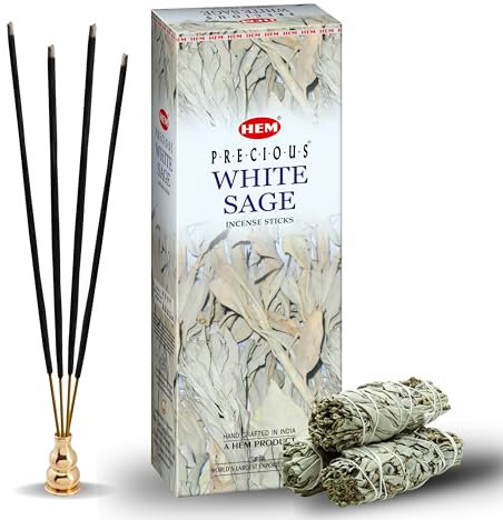 White Sage 120 Incense Sticks (6 x 20 stick packs)