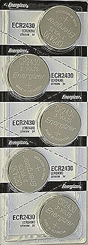 5x Energizer CR2430 (ECR2430BP) Lithium Coin 3v Button Cell battery by Energizer Batteries