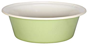 Karl Krüger 90180 Emaille-Schüsselset Juist, 3-er teilig, pastellgrün, Grün