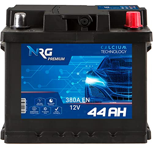 NRG Autobatterie 44Ah 12V Starterbatterie ersetzt 36AH 40AH 41AH 43AH 45AH