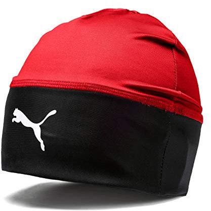 PUMA Unisex Liga Beanie M tze, Rot, Einheitsgröße EU