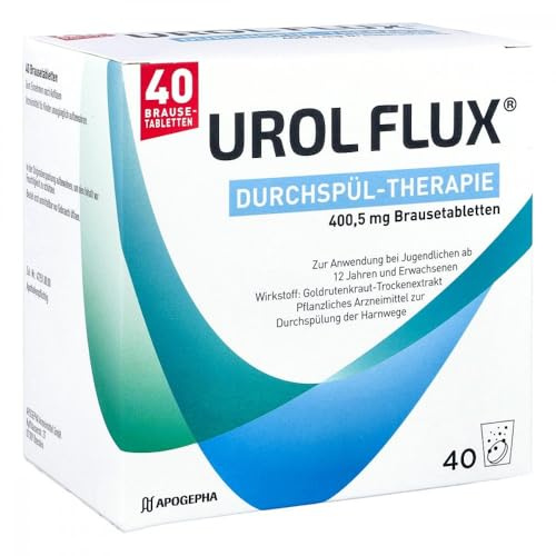 UROL FLUX Durchspül-Therapie 400,5 mg Brausetabletten, 40 St. Brausetabletten