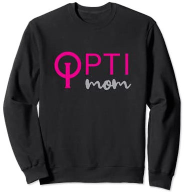 Opti Mom Shirt Segelboot Racing Pink Logo Geschenk Junior Segeln Sweatshirt
