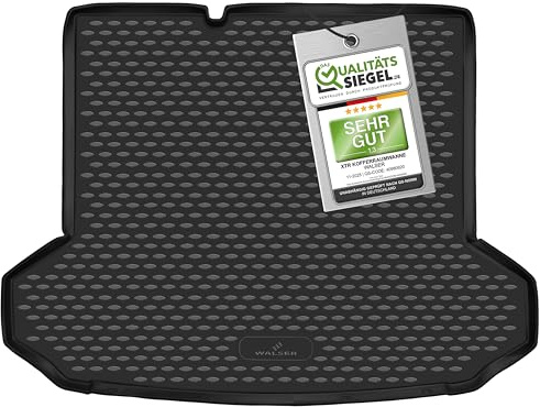 WALSER XTR Kofferraumwanne für Audi Q4 SUV (F4B) 2020-Heute, Q4 Sportback (F4N) 2021-Heute, 100% passgenaue Antirutschmatte Auto, Gummimatte Auto, Kofferraum Schutzmatte, Auto Gummimatten