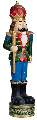 Krist+ Figura Decorativa Verde Cascanueces 15 x 66,5 x 20 cm Poliresina