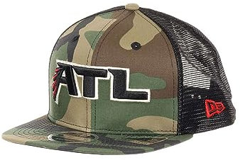 New Era Atlanta Falcons NFL Woodland Camo 9Fifty Original Fit Snapback Trucker Cap - One-Size