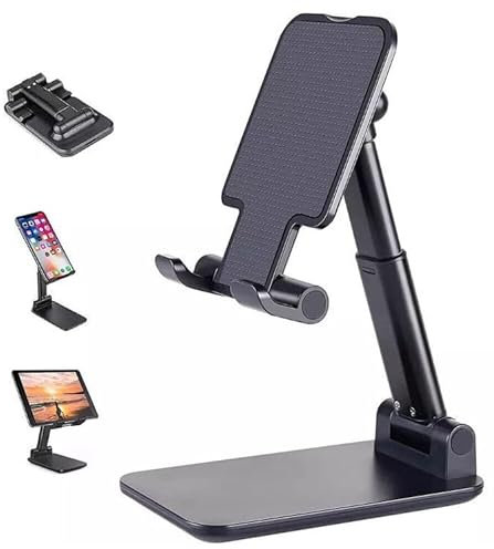 Smartxcessories Adjustable Height Mobile Phone Desk Stand Holder Folding Portable For iPhone Samsung Universal
