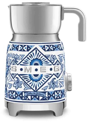 SMEG Dolce & Gabbana Espumador de Leche Azul