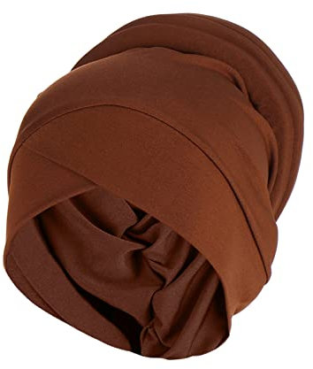 Herrenmütze, Kappen mit dehnbarem Kopf, muslimische Haarkappe, Turban-Verlust-Schal, Mütze, Baseballkappe, alle Netz-Trucker-Mützen, coffee, One size