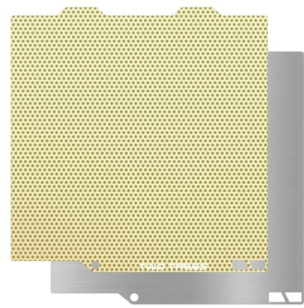 Jusnboir Doppelseitig Texturiert PEI Druckplatte 184 x 184 mm, Wabenförmig Spring Steel Druckbett Ultra-Flexible entfernbare Plattform für A1 Mini 3D Drucker Zubehör