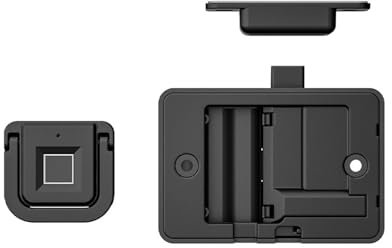 Sarini Intelligentes Schubladenschloss mit Fingerabdruck, Diebstahlsicheres Schrankschloss für Aktenschränke, Passwortschloss für Nachttischschränke zu Hause, Geeignet für Türen, Schließfächer