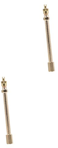 GLEAVI 2stücke Tire Valves Extension Ventilverlängerung Für Auto Atv Lkw Hochwertiger Messingadapter Für Reifenwartung Einfacher Zugang Für Luftbefüllung Und Kontrolle Robust Und